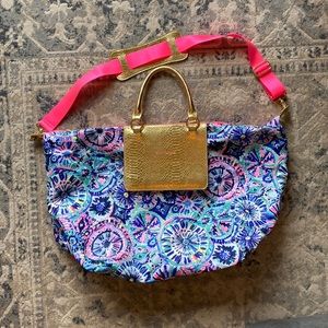 Lilly Pulitzer large tote bag